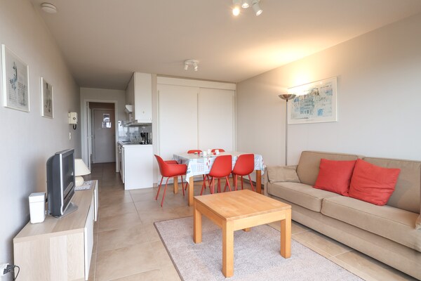 Knus appartement op 2e verdieping met balkon, vlakbij strand en golfbaan - thumbnail 5