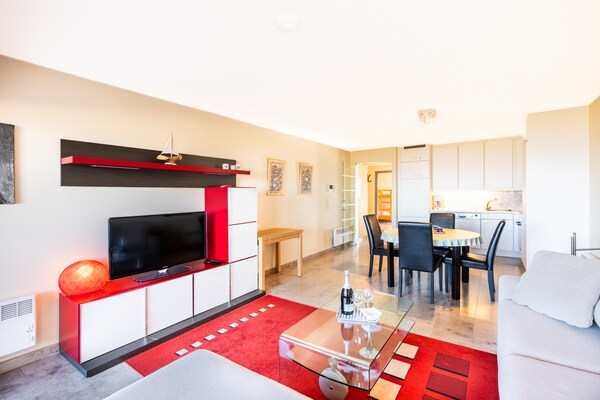 Modern appartement aan zee in Oostduinkerke met golfbaan op loopafstand - thumbnail 3