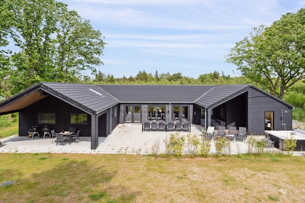 Groot vrijstaand vakantiehuis voor 20 personen aan de golfbaan bij Henne - thumbnail 2