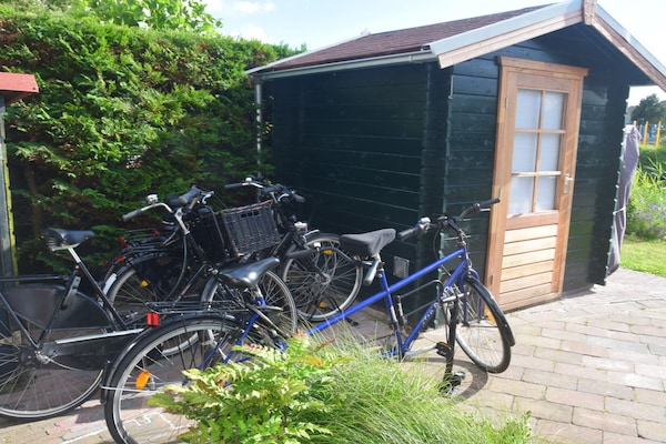 Rietgedekt vakantiehuis met uitzicht op meer in Callantsoog - thumbnail 6