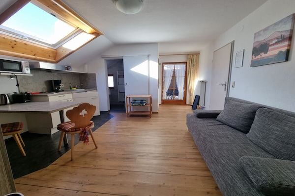Knus appartement voor 2 in Pfronten, vlakbij centrum en skilift - thumbnail 4
