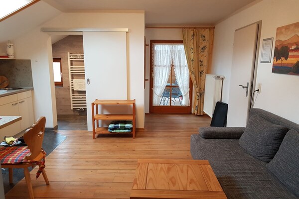 Knus appartement voor 2 in Pfronten, vlakbij centrum en skilift - thumbnail 6