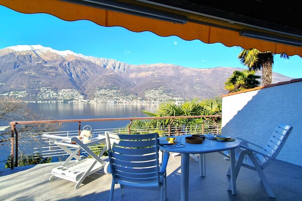 Romantisch appartement aan het Lago Maggiore met panoramisch uitzicht - thumbnail 5