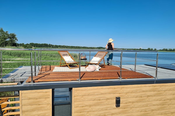 Woonboot op 300 m van zee in het centrum van Łazy - thumbnail 5