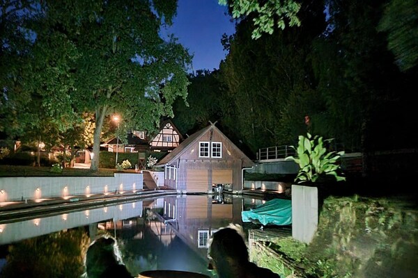 Gelijkvloers vakantiehuis aan de Spree bij Lübben met open haard en speeltuin - thumbnail 5