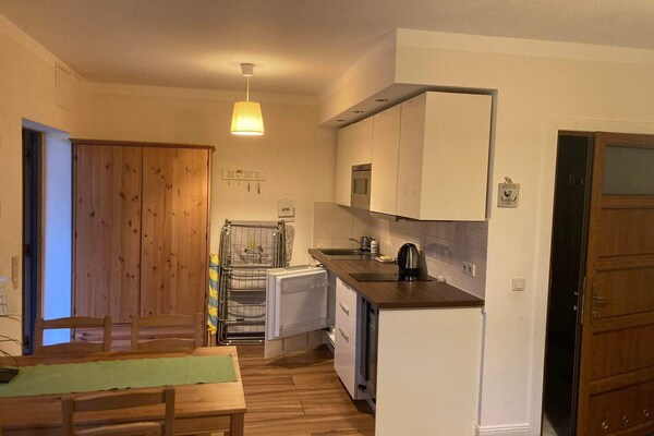 Knus 4-persoons appartement op de begane grond, 200m van strand en bos - thumbnail 5