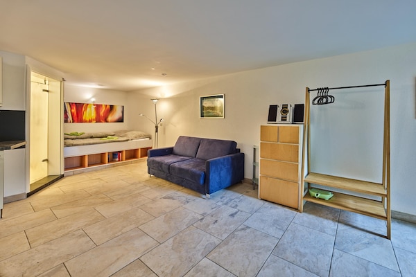 Knus appartement voor 2 in Hellenthal met tuin, BBQ & WiFi - thumbnail 4
