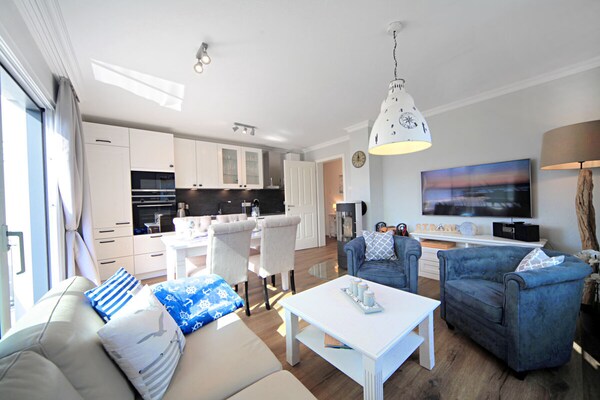 Vijfsterren vakantieappartement met sauna in hartje Zingst, 100m van centrum - thumbnail 6