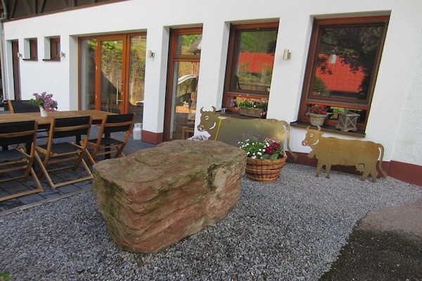 Ruim appartement in Schenkenzell met balkon en uitzicht op het Zwarte Woud - thumbnail 3