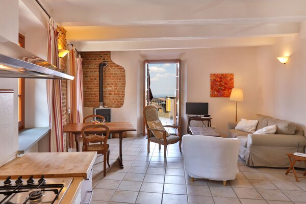 Villa Pesce: Romantisch verblijf met panoramisch uitzicht in Mombaruzzo - thumbnail 5