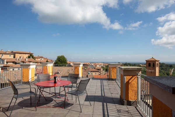 Villa Pesce: Romantisch verblijf met panoramisch uitzicht in Mombaruzzo - thumbnail 6