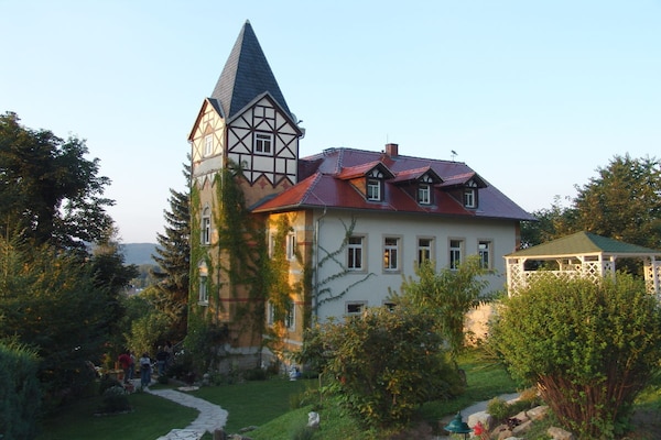 Rustiek vakantiehuis voor 15 personen bij Sächsische Schweiz en Dresden - thumbnail 2