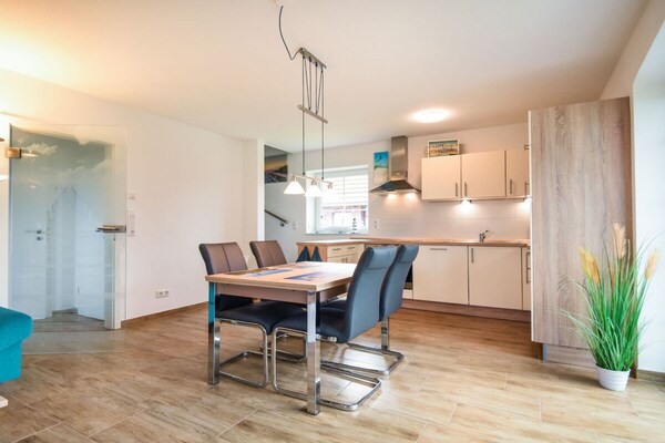 Modern vakantiehuis voor 6 met sauna en zwemplezier bij Aurich - thumbnail 4