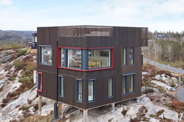 Modern vakantiehuis met panoramisch dakterras bij Søndeled - thumbnail 4