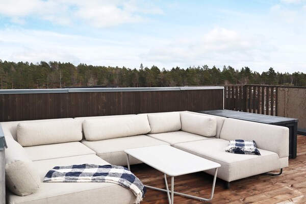 Modern vakantiehuis met panoramisch dakterras bij Søndeled - thumbnail 2