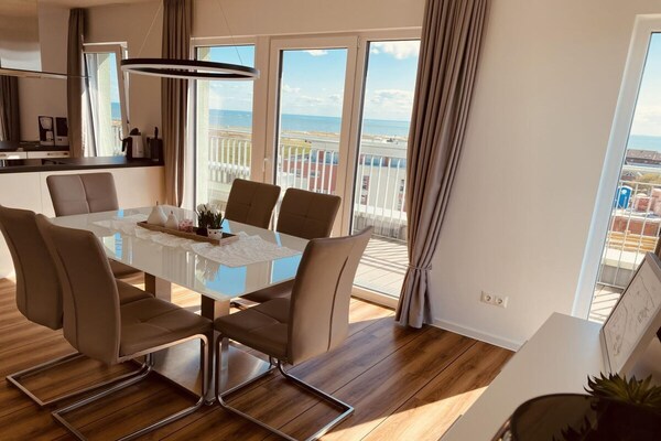 Exclusief penthouse in Schillig met zeezicht, groot dakterras en eigen sauna - thumbnail 3