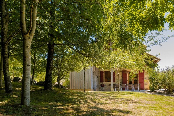 Privézwembad en luxe in vakantiehuis Le Bolet, St. Medard D'excideuil - thumbnail 6