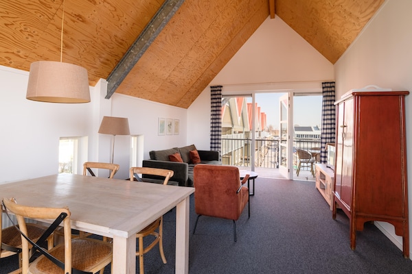 Havenwoning 4: Appartement aan het Friese meer met balkon en uitzicht - thumbnail 5