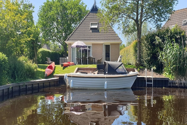 Wellnessvilla aan het water op Buitenplaats It Wiid voor 6 personen - thumbnail 2