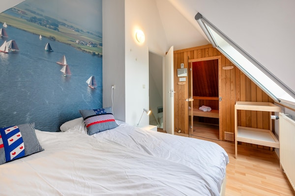 Wellnessvilla aan het water op Buitenplaats It Wiid voor 6 personen - thumbnail 4