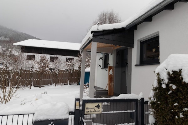 Op 1,0 km van de piste: Sfeervol vakantiehuis Am Höhlchen in Bruchhausen - thumbnail 6