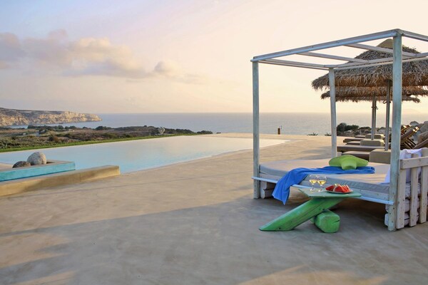 Villa met privézwembad en panoramisch uitzicht op 500 meter van zee in Pitsidia - thumbnail 5