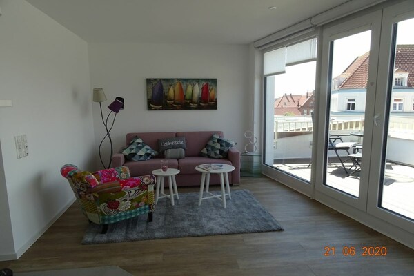 Authentiek appartement in historische drukkerij op Norderney - thumbnail 2