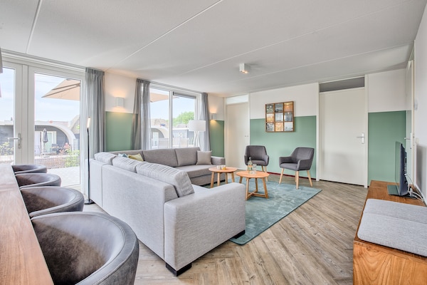 Luxe vrijstaand vakantiehuis met privé zwembad aan het Zuidlaardermeer - thumbnail 4