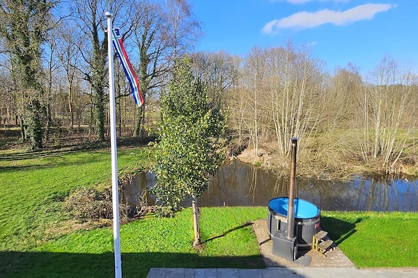 Ellersinghuis: wellnessvilla met hottub voor 18 pers. aan het water in Vlagtwedde - thumbnail 2