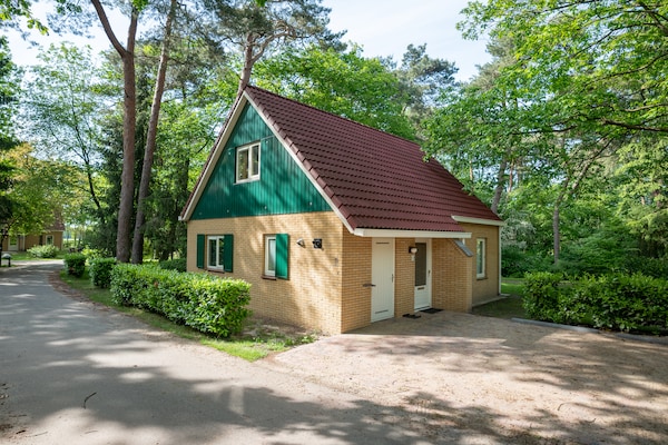 Vrijstaand vakantiehuis met sauna op bosrijk park in Noord-Brabant - thumbnail 3