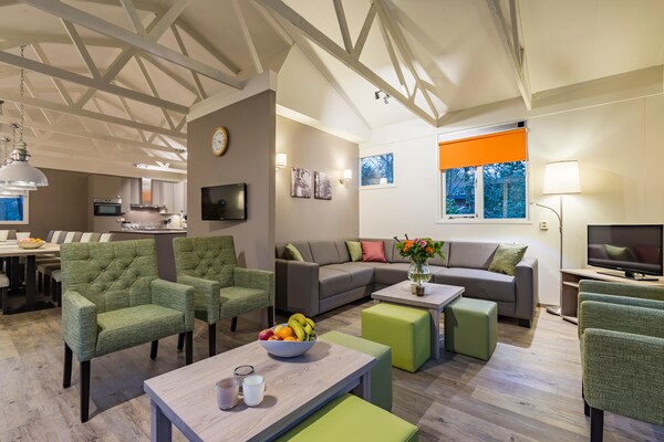 Groepsbungalow met 4 woningen op Veluws vakantiepark voor 16 personen - thumbnail 3