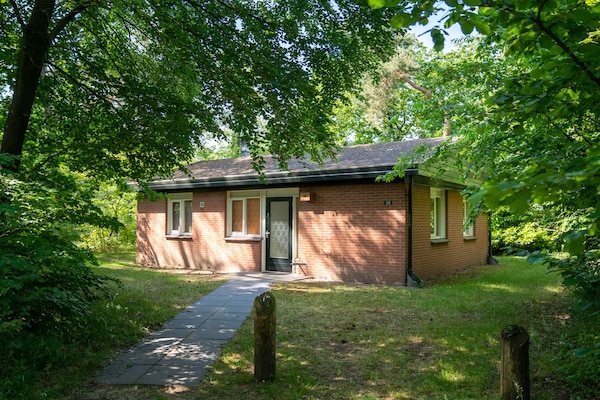 Vrijstaande bungalow aan de Veluwe met open haard voor 4 personen - thumbnail 1