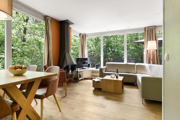 Vrijstaande bungalow met sauna op rustig vakantiepark in de Veluwe - thumbnail 2