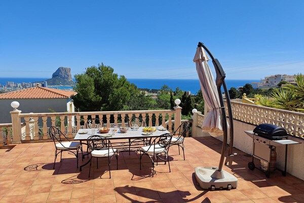 Ruime villa met privézwembad en panoramisch zeezicht in Calpe - thumbnail 6