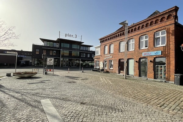 Lichte Maisonnette in historisch vakwerkhuis aan de Trave, centrum Travemünde - thumbnail 6