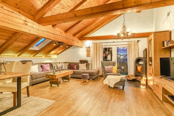 Modern appartement in chaletstijl, 200m van centrum Bodenmais - thumbnail 2