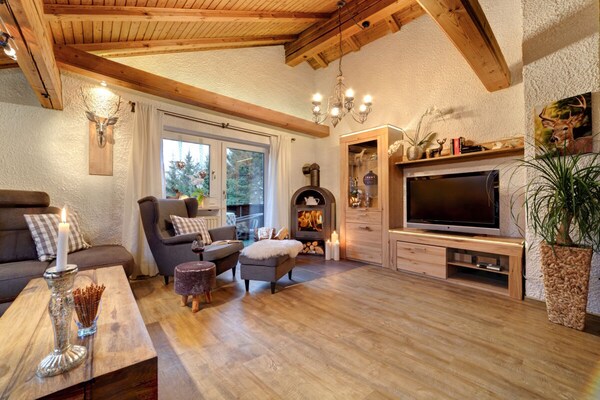 Modern appartement in chaletstijl, 200m van centrum Bodenmais - thumbnail 3