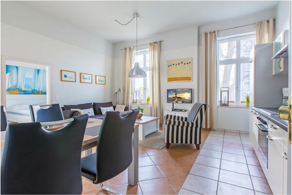 Strandappartement Glowe: Oostzee & haven op 100 meter - thumbnail 6