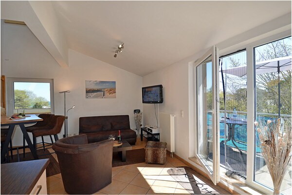Strandappartement Bella Casa Juliusruh, 100m van de Oostzee - thumbnail 2