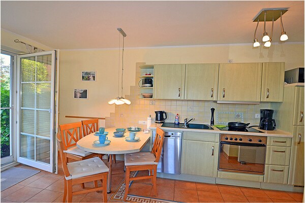 Strandappartement Glowe: direct aan de Oostzee, 50m van het strand - thumbnail 3