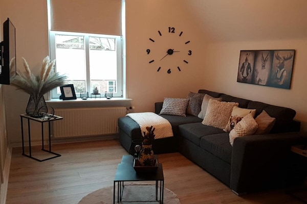Licht modern appartement in Niebüll met tuin, vlakbij de Noordzee - thumbnail 4