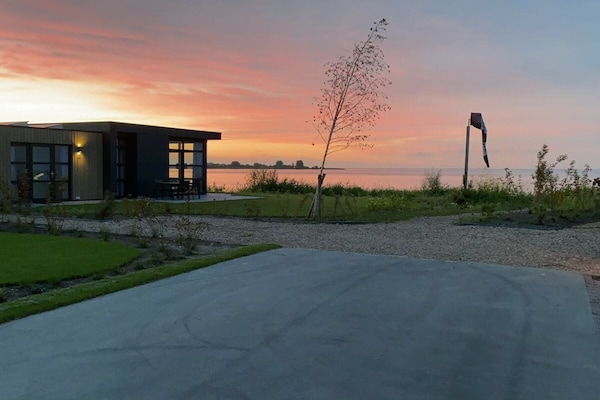 Modern chalet aan het IJsselmeer met airconditioning en hond welkom - thumbnail 2
