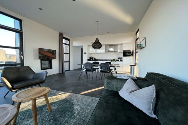 Modern chalet aan het IJsselmeer met airconditioning en hond welkom - thumbnail 4