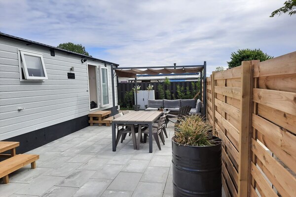 Sfeervol chalet op Walcheren met airconditioning, dichtbij strand en zee - thumbnail 4