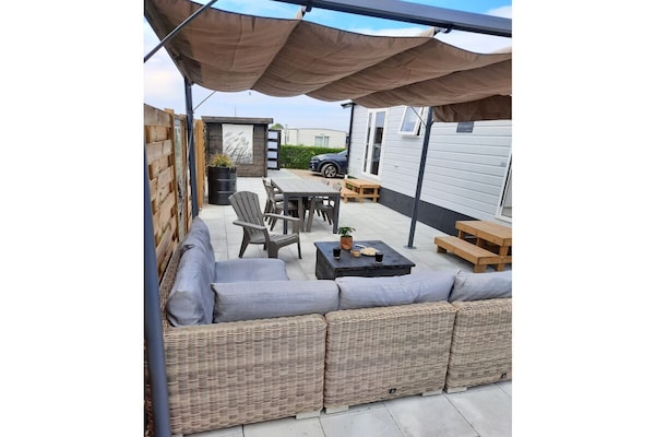Sfeervol chalet op Walcheren met airconditioning, dichtbij strand en zee - thumbnail 5