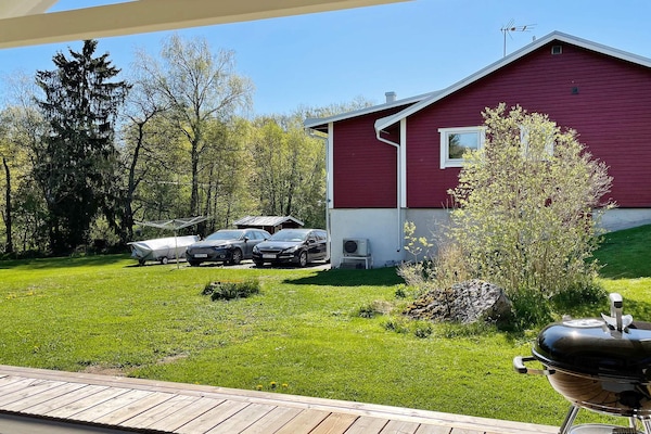 Nieuw vakantiehuis op Ljusterö met zonnige veranda, vlak bij zee - thumbnail 6
