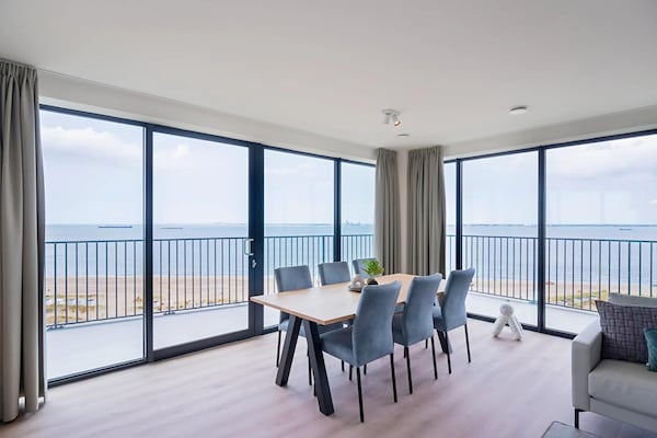 Luxe penthouse aan de Zeeuwse kust met zeezicht en terras in Breskens - thumbnail 4