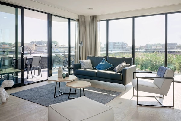 Luxe appartement Breskens: 2 slaapkamers, terras & Zeeuwse kust - thumbnail 2