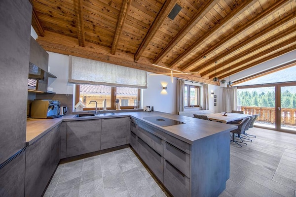 Aan de piste: Luxueus Nationalpark Chalet Mittereggspitze in Neukirchen - thumbnail 4