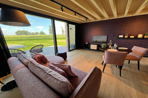 Romantische lodge met privé hottub en panoramisch uitzicht op de Ourthevallei - thumbnail 3